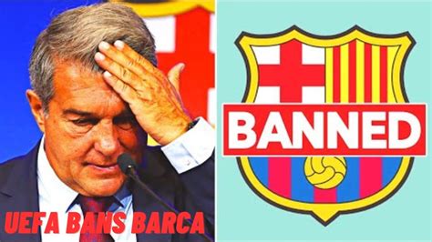 barcelona banned from champions league